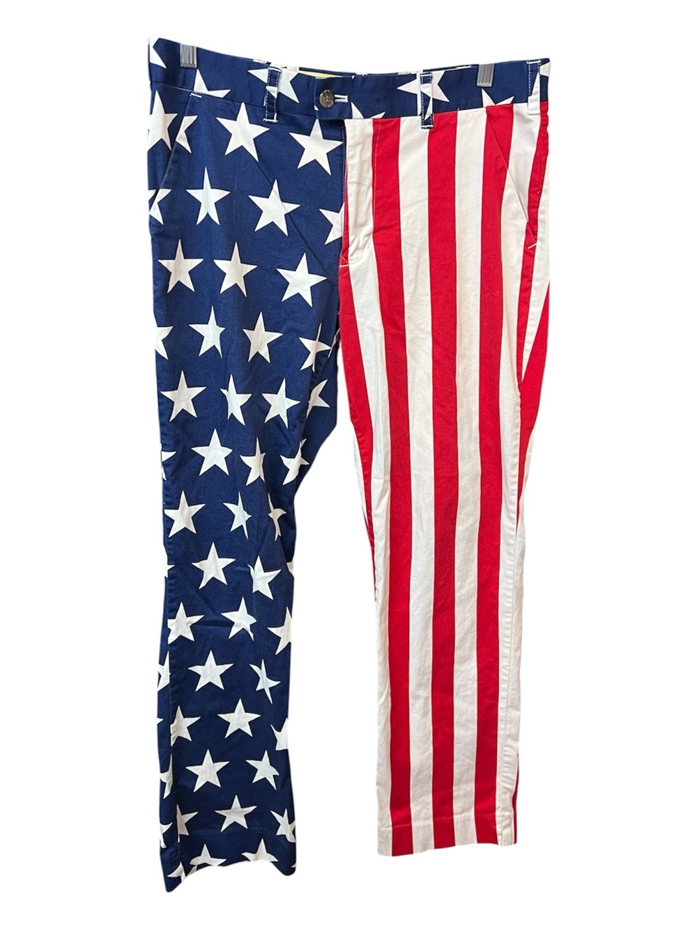 Loudmouth Men’s Stars and Stripes American Flag Pants Size 34x 32L